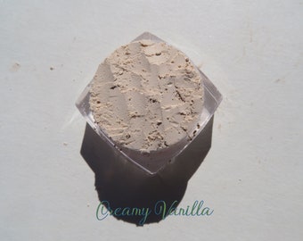 CREAMY VANILLA - Matte Pale Brown Vegan Mineral Eyeshadow, Eco-Friendly, Loose Pigments, Mineral Eye Shadow