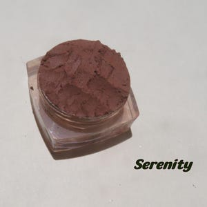 Matte Dark Brown Mineral Eyeshadow: Vegan Loose Pigment Eyeliner