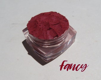 FANCY - Ombre à paupières minérale rouge mat, poudre libre, ombre à paupières minérale végétalienne