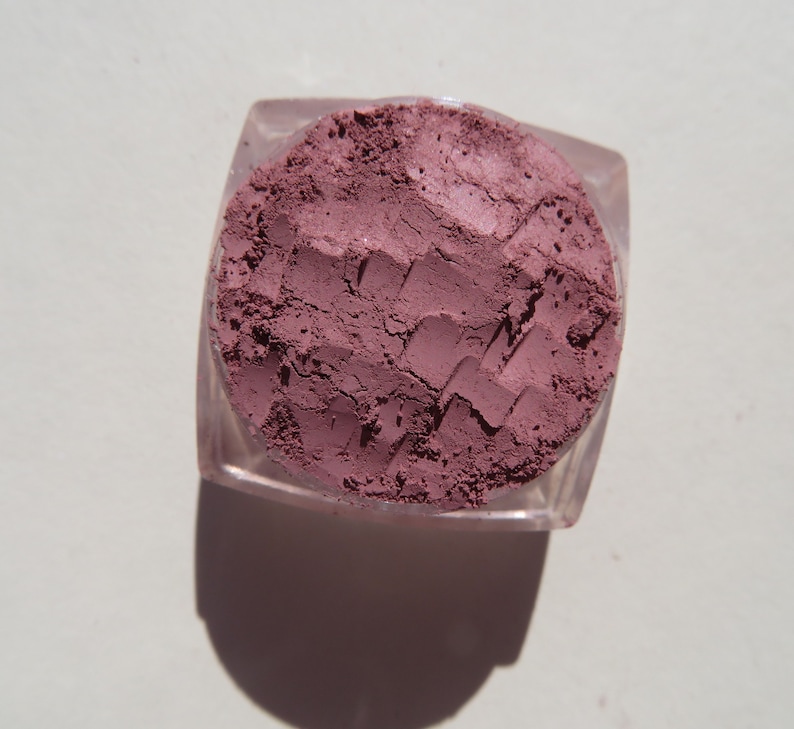 CRAZY Mica-Free Pinky Brown Matte Loose Pigment Mineral Eyeshadow, Vegan, Cruelty Free Mineral Eye Shadow image 3