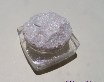 Chapelier fou - Paillettes fines scintillantes, ombre à paupières minérale, enlumineur irisé, maquillage pour les yeux végétalien en poudre libre