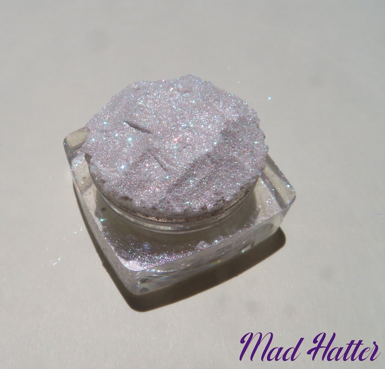 MAD HATTER Sparkly Fine Eye Glitter, Mineral Eyeshadow, Shimmer Highlighter, Loose Powder Vegan Handcrafted Eye Makeup image 8