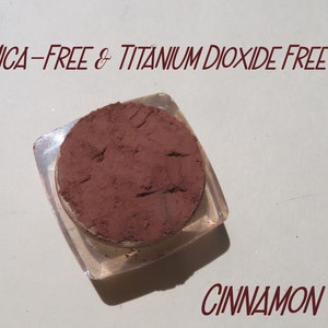 Cinnamon Eyeshadow: Matte Warm Brown Red, Mica-Free Vegan Pigment
