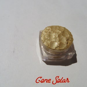 Golden Yellow 24K Gold Shimmer Mineral Eyeshadow - Vegan Cruelty-Free