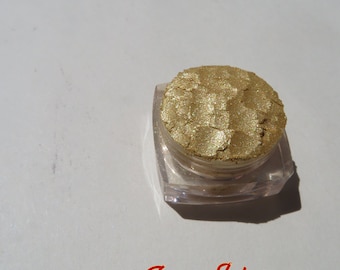 Gone Solar - Golden Yellow 24K Gold Shimmer Mineral Eyeshadow - Vegan Cruelty-Free