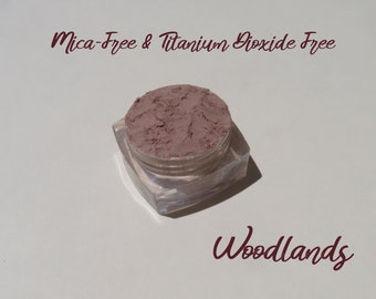 WOODLANDS - Mica-Free & Titanium Dioxide Matte Brown Mineral Eyeshadow, Loose Pigments, Eco-Friendly, Vegan Natural Mineral Eye Shadow