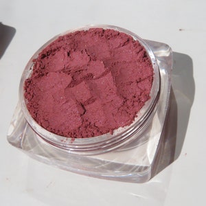 Iced Wine - Dark Wine Red Loose Powder Mineral Blush, Carmine Free, Loose Pigment Cruelty Free, Vegan Mineral Eye Shadow / Blush