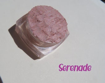SERENADE - Pale Pinky Brown Shimmer Mineral Eye shadow, Eco-Friendly - Loose Pigments, Carmine-Free, Cruelty-Free Eyeshadow