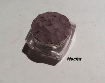 MOCHA - Matte Dark Brown Mineral Eyeshadow, Loose Pigments, Cruelty-Free, Pure Vegan Mineral Eye Shadow