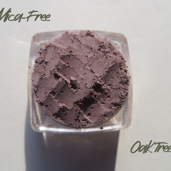 OAK TREE - Mica-Free Medium Brown Matte Mineral Eyeshadow, Loose Minerals Pigments, Eco-Friendly, Vegan Mineral Makeup Eye Shadow