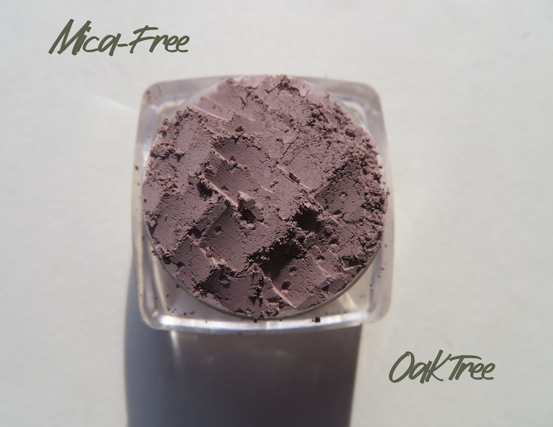 OAK TREE Mica-Free Medium Brown Matte Mineral Eyeshadow, Loose Minerals Pigments, Eco-Friendly, Vegan Mineral Makeup Eye Shadow image 1