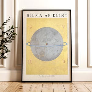 Impresión de Hilma af Klint, póster vertical abstracto enmarcado o sin marco