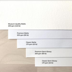 a set of four different colors of paper