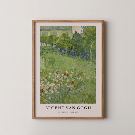 ヴィンセント・ヴァン・ゴッホの版画、ドービニーの庭（額入りまたは額