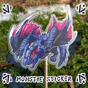 Adesivo in vinile Monster Hunter Nargacuga