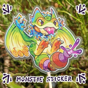 Adesivo in vinile Pukei Pukei di Monster Hunter