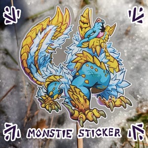 Monster Hunter Zinogre Vinyl-Aufkleber