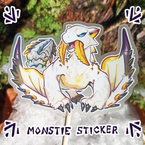 Adesivo in vinile Monster Hunter Barioth