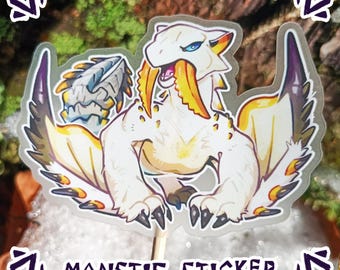 Adesivo de vinil Monster Hunter Barioth