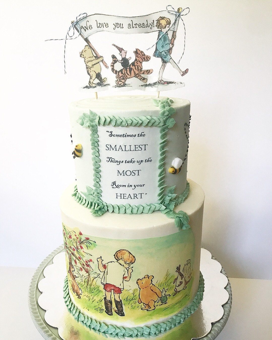 Classic Winnie the Pooh Cake Toppers, Winnie the Pooh Birthday