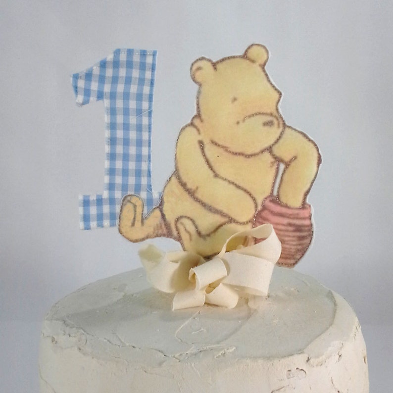 Classic Pooh Bear Cake Topper Party Decoration K057 Fabric Winnie The Pooh First Birthday Cake Kitchen Dining Home Living Classic Pooh Bear Cake Topper Party Decoration K057 Fabric Winnie The Pooh First Birthday Cake Kitchen Dining Home Living