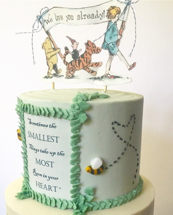 Winnie The Pooh Birthday Cake Topper