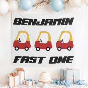 Custom Fast One Birthday Banner, Fast One Birthday Decorations, Fast One Sign, A Fast One Birthday, Fast One Party, Fast One, 1st Birthday