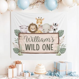 Custom Wild One Banner, Personalized Wild One Sign, Wild One Birthday, Wild One Party Decor, First Birthday Banner, Wild One, 1st Birthday
