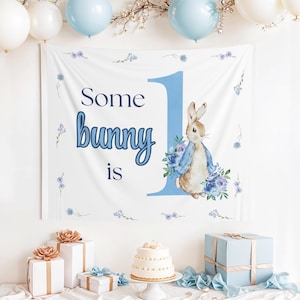 Custom Some Bunny is One Banner, Some Bunny is One Decor, Bunny First Birthday, Some Bunny is One, 1st Birthday, Some Bunny, Bunny Birthday
