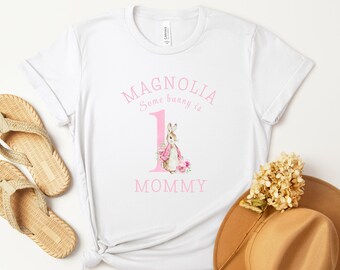 Custom Some Bunny is One Family Shirts, Family Matching Shirts, Some Bunny is One Outfit, Bunny 1st Birthday, Mom of Birthday Girl