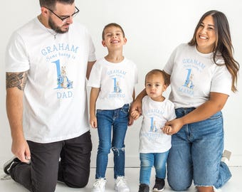 Custom Some Bunny is One Family Shirts, Family Matching Shirts, Some Bunny is One Outfit, Bunny 1st Birthday, Mom of Birthday Girl