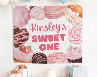 Custom Sweet One Banner, Sweet One Birthday, So Sweet to Be One Banner, Sweet One Party Decor, Sweet One, 1st Birthday Banner, 1st Birthday
