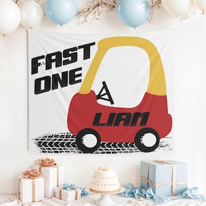 Custom Fast One Birthday Banner, Fast One Birthday Decorations, Fast One Sign, A Fast One Birthday, Fast One Party, Fast One, 1st Birthday
