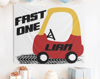 Custom Fast One Birthday Banner, Fast One Birthday Decorations, Fast One Sign, A Fast One Birthday, Fast One Party, Fast One, 1st Birthday