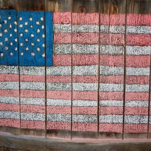 American Flag absolutely unique artwork american flags rustic western