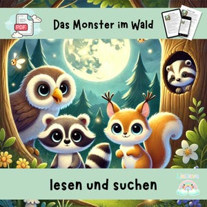 Das Monster im Wald - Affirmation - Mutmacher Geschichte zum Vorlesen für Kinder - Angst vor Monstern