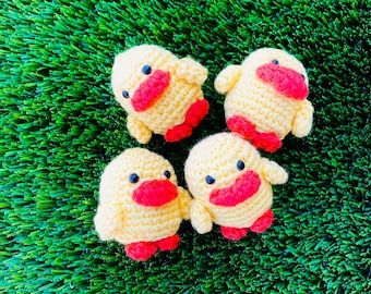 Amigurumi Duck Keychain