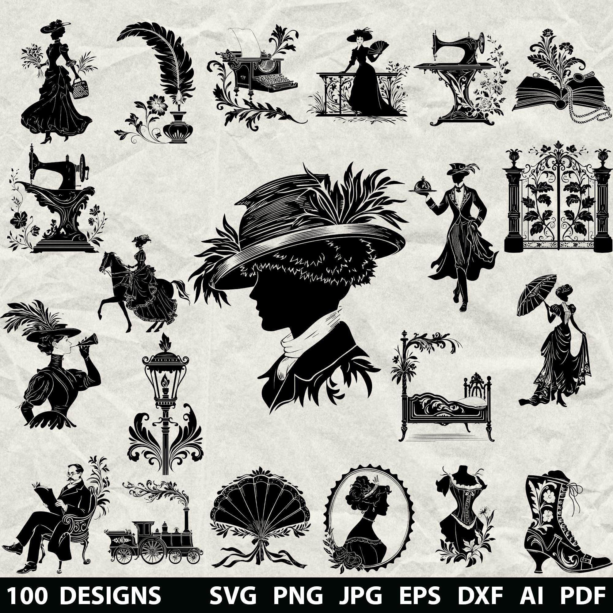 アート・デザイン・音楽 British Silhouette Artists & Their Work Victorian Silhouettes History – Call Me Victorian