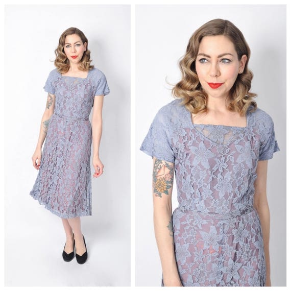 periwinkle lace dress