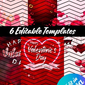 Modèles de cartes géantes pour la Saint-Valentin
