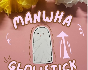 Manwha Glow stick lightsaber Penar pegatina brillante