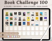 Digital Reading Journal, Digital Reading Log, All in one Digital Book Planner, Goodnotes Book Review Library, Paper Texture, Notability