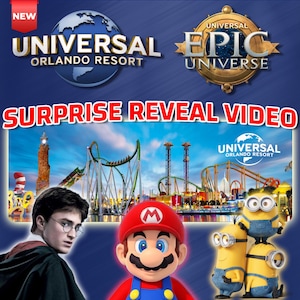Video di presentazione del viaggio a Universal Orlando 2025 - Ft. Epic Universe! - L'artista della voce narrante dice i nomi dei bambini - Il miglior video di presentazione del parco a tema