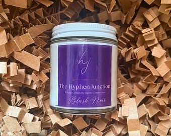 Blush Noir Candle - Perfect Surprise for Housewarming or Birthday - Limited Edition Luxe - Shop the Hyphen Junction Candle Series