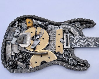 Scrap Metal Fender Stratocaster Guitar