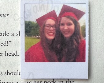 Personalized Photo Magnetic Bookmark, Custom Bookish Gift, Photo Bookmark, Custom Valentine's Day Gift