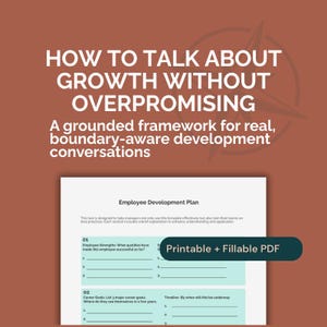 Employee Development Plan | Step-by-Step Growth (PDF)