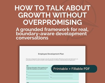 Employee Development Plan | Step-by-Step Growth (PDF)
