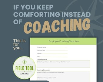 Employee Coaching Template | Training and Development Guide (PDF)