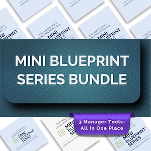 Designer Blueprint Mini Bundle™ | Coaching Essentials für neue Leiter | Druckbares Führungs-Tool aus der Your Guidellation Map™ (Digitales PDF)